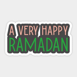 A Very Happy Ramadan Sticker